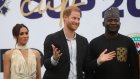Le prince Harry et son épouse Meghan terminent à Lagos leur voyage au Nigeria