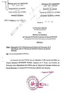 Justice: le Procureur près le tribunal de première instance de Douala-Bonanjo relevé de ses fonctions