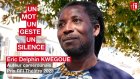 Éric Delphin Kwégoué, prix RFI Théâtre 2023, en un mot, un geste et un silence