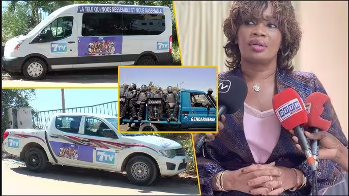 Dernière minute : Des éléments de la gendarmerie font irruption dans les locaux de 7TV