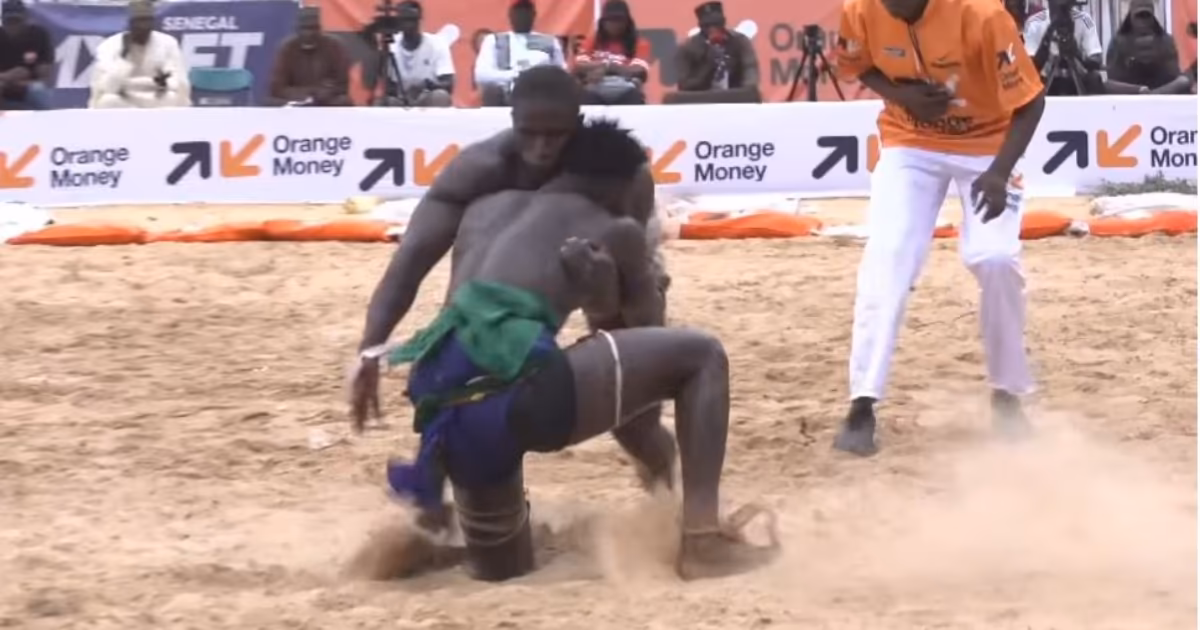 Arène nationale : Une prise extraordinaire, c’est fini entre Fils de BM et Ndandy Fall (vidéo)