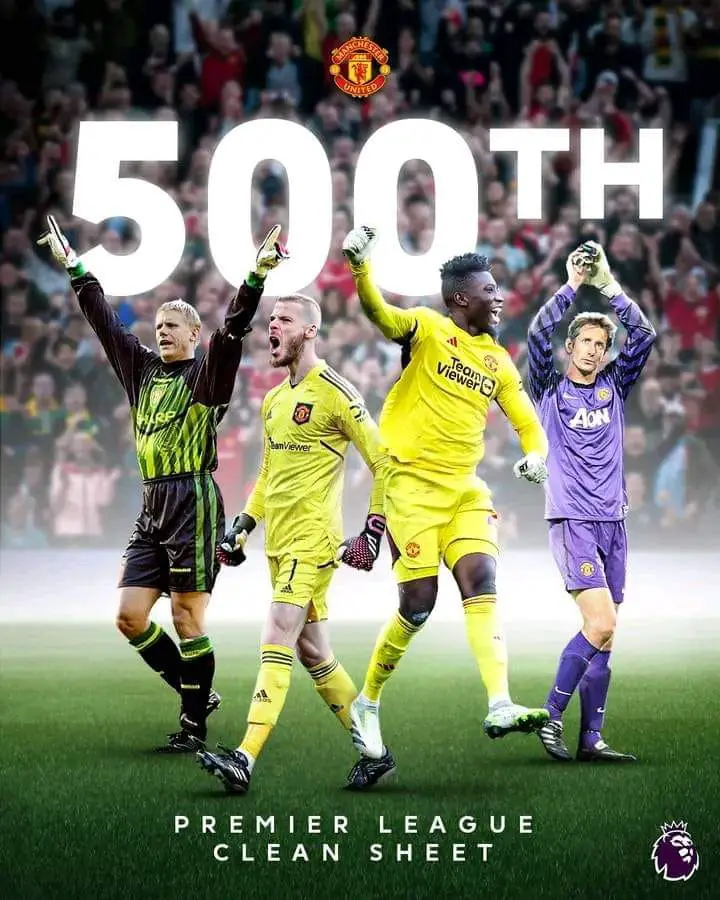 André Onana dans l’histoire de Man United avec le 500e clean-sheet de l’histoire en Premier League