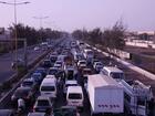 Carambolage à Sébikotane : un bouchon de 4 km sur l’autoroute AIBD-Dakar