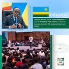Kigali – Forum National de la Jeunesse : plus de 2 000 jeunes face au Président de la République Paul Kagame