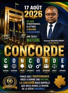 CONCORDE : 8 Lettres, 8 Valeurs, 8 Engagements, une Seule Nation.