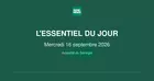 Actualité du Sénégal : l’essentiel de ce mercredi 16 septembre 2026