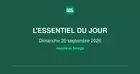 Actualité du Sénégal : l’essentiel de ce dimanche 20 septembre 2026