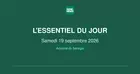Actualité du Sénégal : l’essentiel de ce samedi 19 septembre 2026