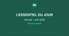 Actualité du Sénégal : l’essentiel de ce samedi 1 août 2026