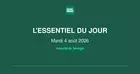 Actualité du Sénégal : l’essentiel de ce mardi 4 août 2026