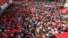 En Tunisie, le syndicat UGTT rassemble ses soutiens dans la capitale