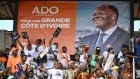 Côte d'Ivoire: le président sortant Alassane Ouattara en meeting à Daloa au deuxième jour de la campagne