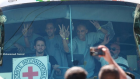 Arrivée du premier groupe de prisonniers palestiniens à Ramallah