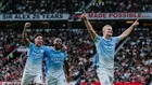 Manchester City remporte le derby et rejoint Arsenal en tête