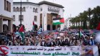 À Rabat, des dizaines de milliers de Marocains marchent contre les massacres des Palestiniens à Gaza
