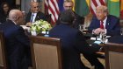 Donald Trump complimente le président du Liberia sur son anglais, langue officielle du pays