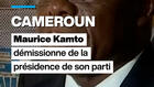 Cameroun : Maurice Kamto démissionne de la présidence de son parti