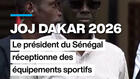 JOJ Dakar 2026 : le président du Sénégal réceptionne des équipements sportifs