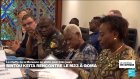Bintou Keïta, la cheffe de la Monusco rencontre les rebbles du M23 à Goma