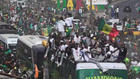 CAN 2025 : grande parade à Dakar, le Sénégal célèbre ses héros