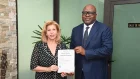 Dominique Ouattara félicite Alafé Wakili pour la Certification CWA 17493 de l’Intelligent d’Abidjan
