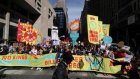 Nous défendons l'Amérique!: à New York, la colère contre Trump
