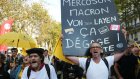 Mercosur, mort à coup sûr: la Confédération paysanne marche contre le libre-échange