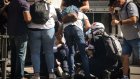 Manifestation à Lyon: un journaliste et des policiers blessés lors d'affrontements
