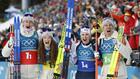 JO: le relais mixte en biathlon en or, premier titre de la France à Milan Cortina