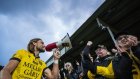 En Suède, Mjällby jubile après son titre de champion de foot