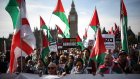 Gaza: entre soulagement et scepticisme, des dizaines de milliers de personnes dans les rues de Londres