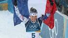 JO: la biathlète Océane Michelon championne olympique de la mass start, Julia Simon en argent