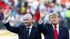 Trump défend Infantino face aux voix réclamant son départ de la Fifa