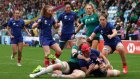 Mondial féminin de rugby: la France en demies par un trou de souris