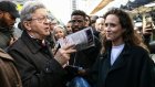 En banlieue, Mélenchon savoure sa popularité et tacle le Parti socialiste