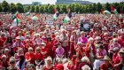 Pays-Bas : une marée rouge à La Haye pour demander au gouvernement de lutter contre le génocide à Gaza