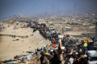 450.000 Palestiniens ont fui Gaza-ville