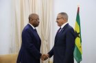 Alexandre Barro Chambrier représente le Président de la République à São Tomé