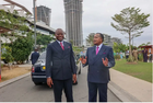 Le Chef de l'État et son homologue Denis Sassou Nguesso visitent les grands chantiers de Libreville