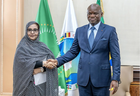 Le Chef de l'État reçoit l'Envoyée spéciale du Président mauritanien