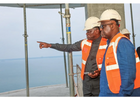 Le Président de la République fait découvrir les grands chantiers de Libreville à son homologue congolais