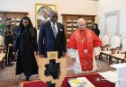 Brice Clotaire Oligui Nguema reçu par le Pape Léon XIV