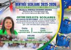 Mayumba : La Ministre Gninga Chaning Zenaba au chevet des élèves pour la rentrée scolaire
