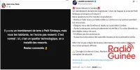 La rumeur d'un tremblement de terre à conakry démentie par les faits
