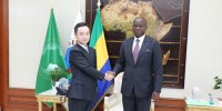 Le Chef de l'État échange avec le Représentant de Huawei Afrique