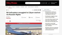 En Afrique du Sud, une livraison d’hélicoptères dans l’Est libyen fait polémique