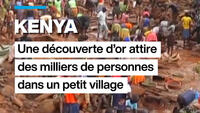 Au Kenya, une découverte d'or attire des milliers de personnes dans un petit village