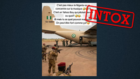 Pourquoi cette photo d'un prétendu avion militaire nigérian capturé au Burkina Faso est trompeuse