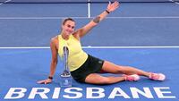Tennis: Sabalenka débute sa saison avec un 2e titre à Brisbane