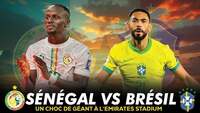 EN DIRECT : Suivez le match amical international, Brésil vs Sénégal, en direct